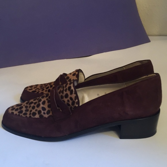 Clifford & wills leopard brown flats 8 New - Picture 3 of 5